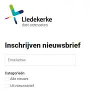 inschrijven voor de nieuwsbrief