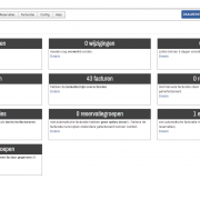 dashboard voor de beheerder