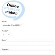 Online een afspraak maken