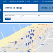 Beschikbare panden op Google Maps