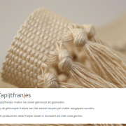 Productdetail van tapijtfranjes