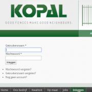 klantenpagina van Kopal